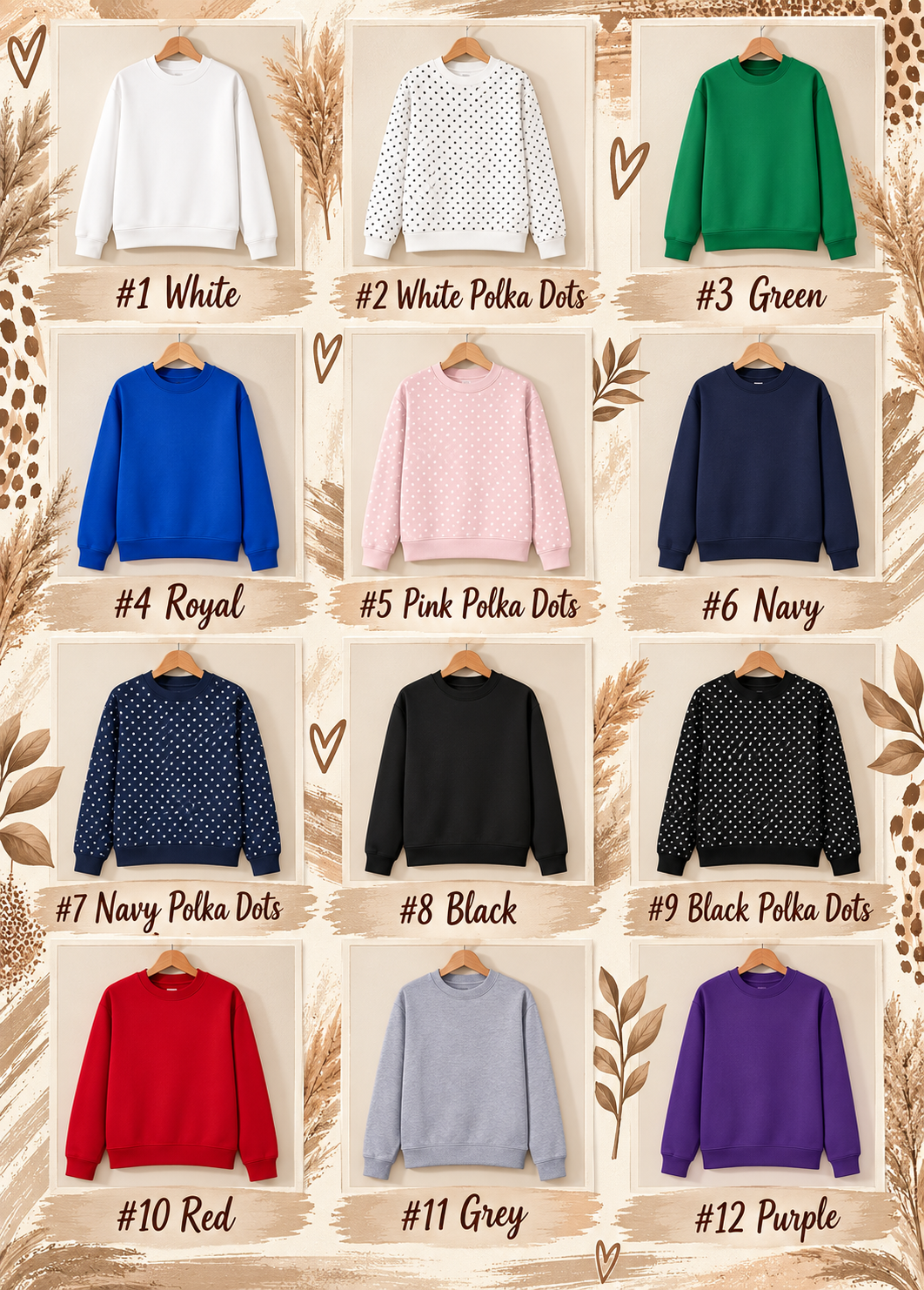 Custom Embroidered Sequin Patch Crewneck