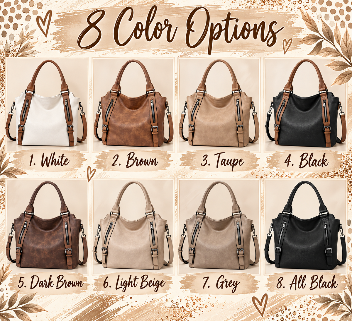 Everyday Luxe Multi-Pocket Shoulder Bag