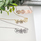 Preorder: Matching Birth Flower Necklace and Bracelet