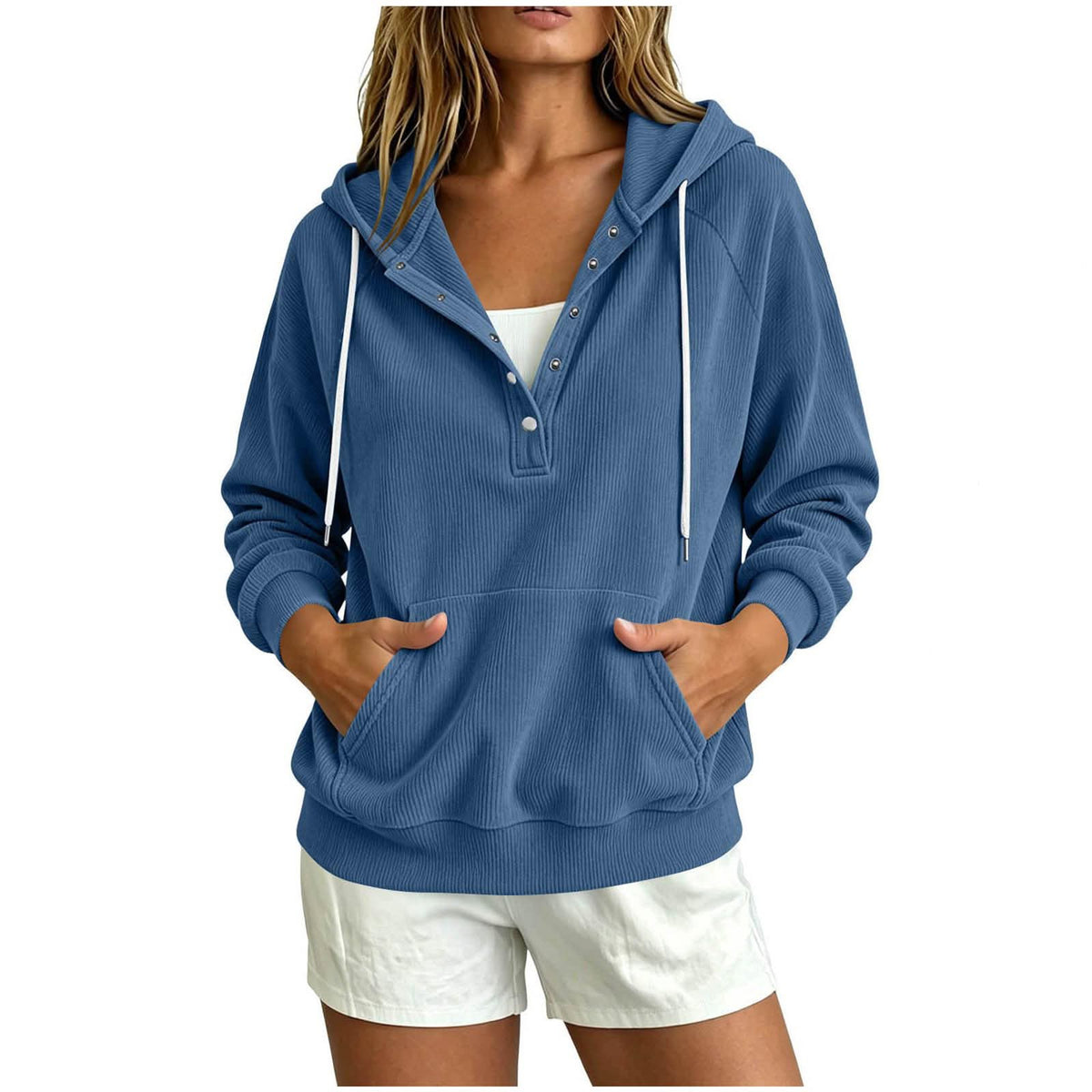 Cozy Corduroy Hoodie Top