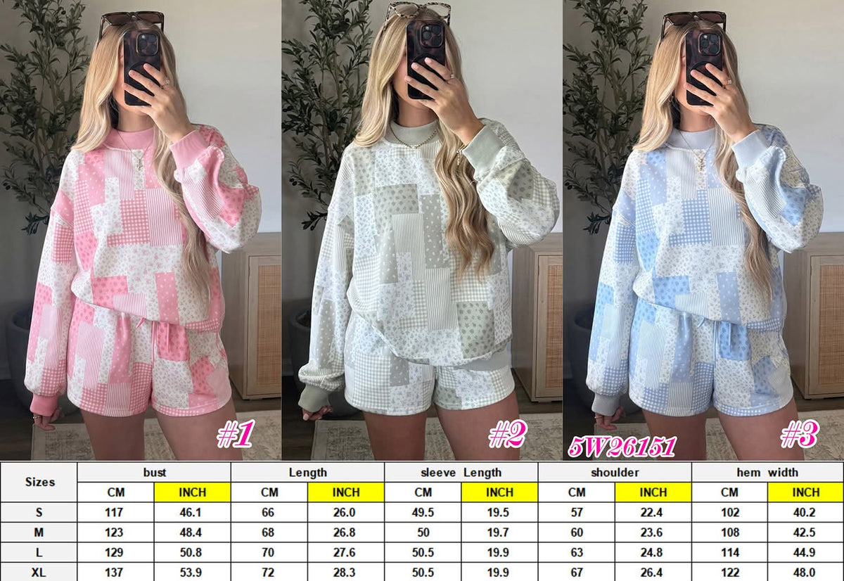 Patchwork Petals Lounge Set