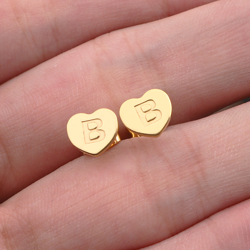 *RTS Initial Heart Studs*
