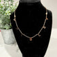 Spaced Letter Stainless Steel Necklace