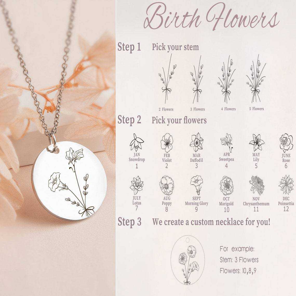 RERUN: OG Birth Flower Necklace