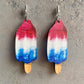 *RTS* Patriotic Wooden Earrings