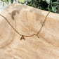 Spaced Letter Stainless Steel Necklace