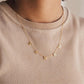 Spaced Letter Stainless Steel Necklace